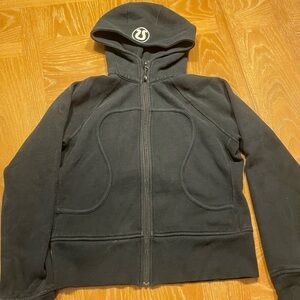 Lululemon Vintage Scuba Hoodie - Black - Size 8